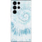 Blue and White Tie Dye Galaxy S22 Ultra Skin