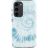 Blue and White Tie Dye Galaxy S23 Plus Pro Case