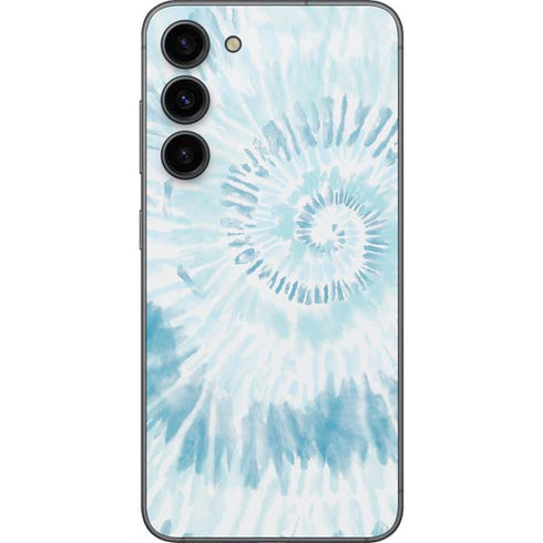 Blue and White Tie Dye Galaxy S23 Plus Skin