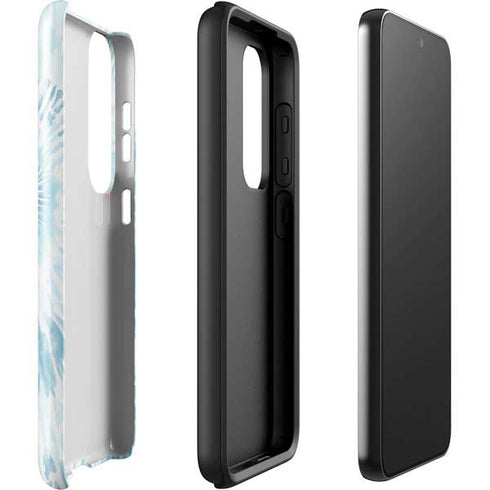 Blue and White Tie Dye Galaxy S23 Pro Case
