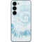 Blue and White Tie Dye Galaxy S23 Skin
