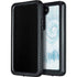 Blue and White Tie Dye Galaxy S23 Waterproof Case