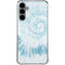 Blue and White Tie Dye Galaxy S24 Plus Clear Case