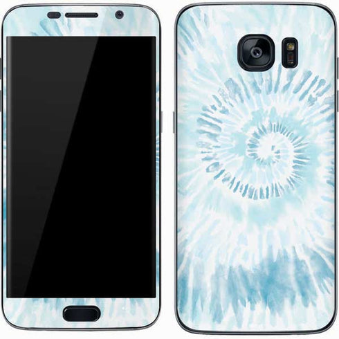 Blue and White Tie Dye Galaxy S7 Skin