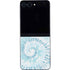 Blue and White Tie Dye Galaxy Z Flip5 5G Skin