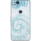 Blue and White Tie Dye Google Pixel 2 Skin