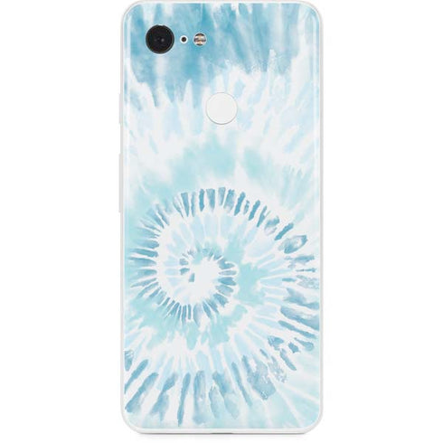 Blue and White Tie Dye Google Pixel 3 Skin