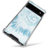 Blue and White Tie Dye Google Pixel 6 Clear Case