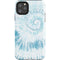 Blue and White Tie Dye iPhone 11 Pro Max Impact Case