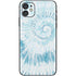 Blue and White Tie Dye iPhone 11 Skin