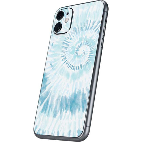 Blue and White Tie Dye iPhone 11 Skin