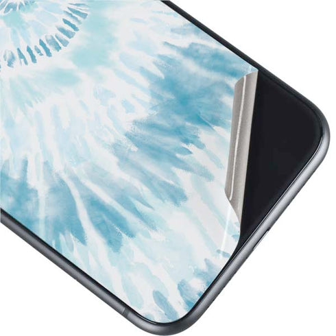 Blue and White Tie Dye iPhone 11 Skin