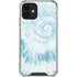 Blue and White Tie Dye iPhone 12 Mini Clear Case