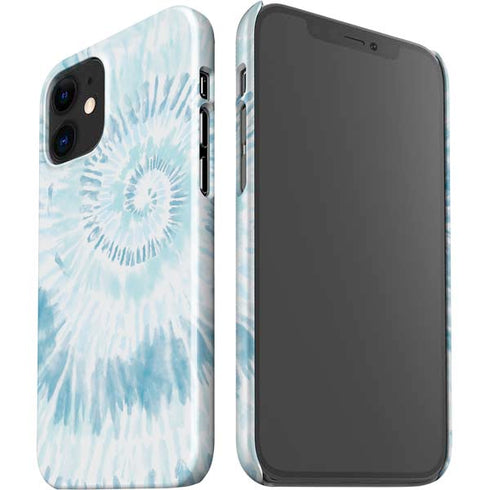 Blue and White Tie Dye iPhone 12 Mini Lite Case