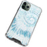 Blue and White Tie Dye iPhone 12 Pro Clear Case