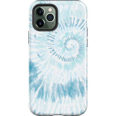 Blue and White Tie Dye iPhone 12 Pro Impact Case