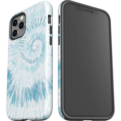 Blue and White Tie Dye iPhone 12 Pro Impact Case