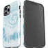 Blue and White Tie Dye iPhone 12 Pro Impact Case