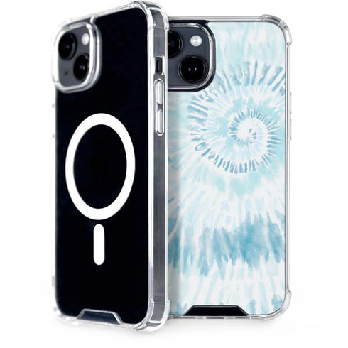 Blue and White Tie Dye iPhone 13 MagSafe Case