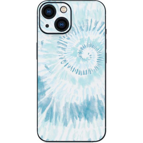 Blue and White Tie Dye iPhone 13 Mini Skin