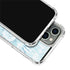 Blue and White Tie Dye iPhone 13 Pro Clear Case