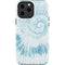 Blue and White Tie Dye iPhone 13 Pro Max Impact Case