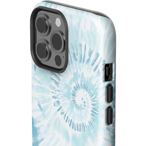 Blue and White Tie Dye iPhone 13 Pro Max Impact Case