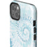 Blue and White Tie Dye iPhone 15 Plus Impact Case