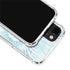 Blue and White Tie Dye iPhone 14 Plus Clear Case