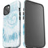 Blue and White Tie Dye iPhone 14 Impact Case