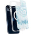 Blue and White Tie Dye iPhone 14 Plus MagSafe Case