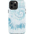 Blue and White Tie Dye iPhone 15 Pro Max Impact Case