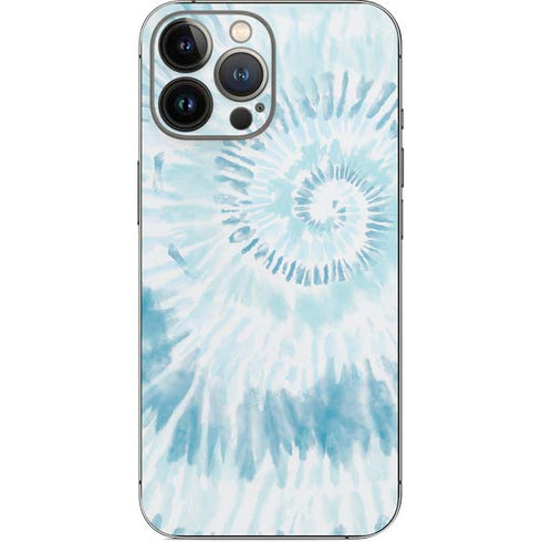 Blue and White Tie Dye iPhone 14 Pro Max Skin