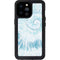 Blue and White Tie Dye iPhone 14 Pro Max Waterproof Case