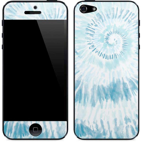 Blue and White Tie Dye iPhone 5/5s/5SE Skin
