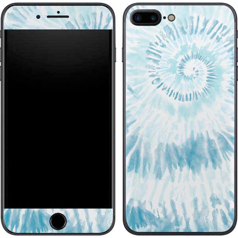 Blue and White Tie Dye iPhone 7 Plus Skin