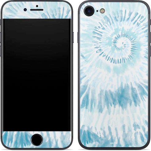 Blue and White Tie Dye iPhone 7 Skin