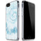 Blue and White Tie Dye iPhone SE (2nd & 3rd Gen) Clear Case