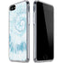Blue and White Tie Dye iPhone SE (2nd & 3rd Gen) Clear Case