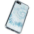 Blue and White Tie Dye iPhone SE (2nd & 3rd Gen) Clear Case