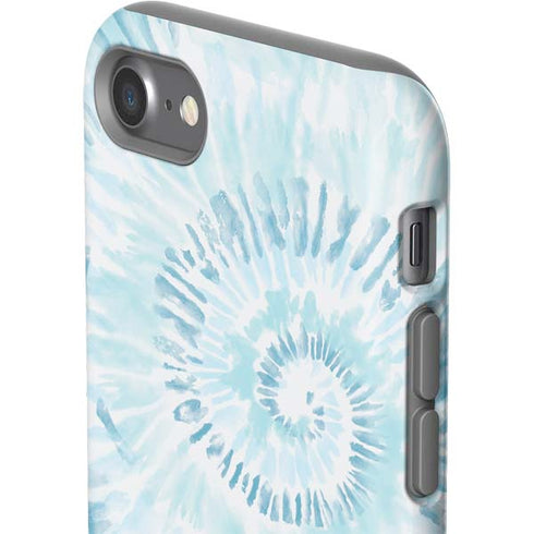 Blue and White Tie Dye iPhone SE (2nd & 3rd Gen) Pro Case