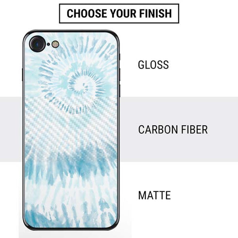 Blue and White Tie Dye iPhone SE (2nd & 3rd Gen) Skin