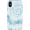 Blue and White Tie Dye iPhone X Pro Case