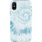 Blue and White Tie Dye iPhone XS Pro Case