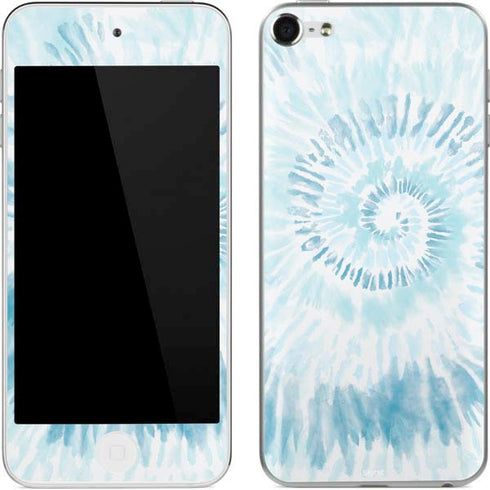 Blue and White Tie Dye Apple iPod Skin