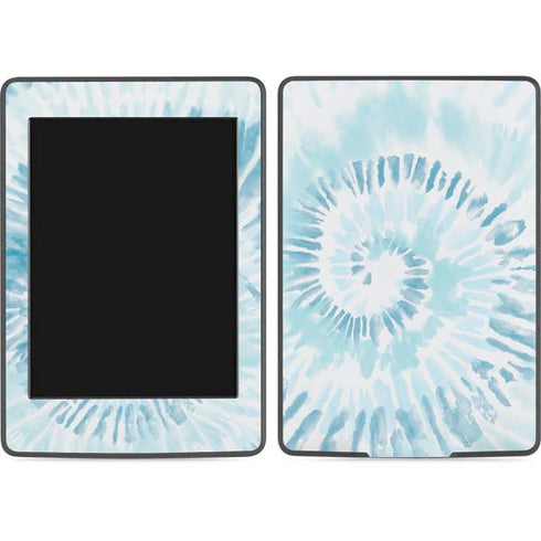 Blue and White Tie Dye Amazon Kindle Skin