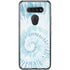 Blue and White Tie Dye LG K51/Q51 Clear Case