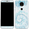 Blue and White Tie Dye Moto E5 Plus Skin