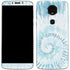 Blue and White Tie Dye Moto E5 Plus Skin