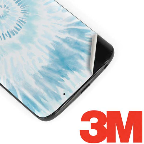 Blue and White Tie Dye Moto G6 Skin